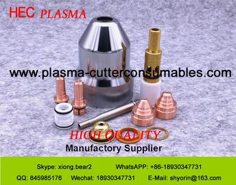 کیفیت  OEM Thermal Dynamics Plasma Machine Consumables For Komatsu Plasma Cutter Machine کارخانه