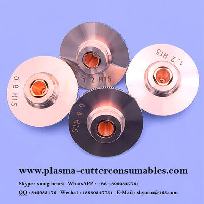 نازل برش لیزر D28 M11 لایه تکی و دو لایه مسی مقاوم در برابر خوردگی برای هد لیزر WSX Han's Hongshan